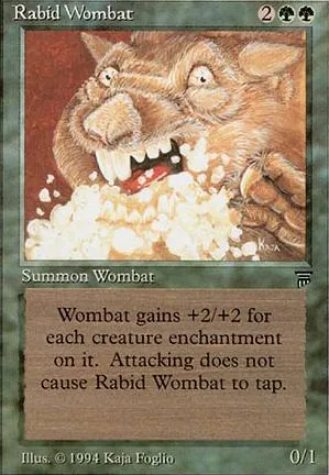 Wombat enragé