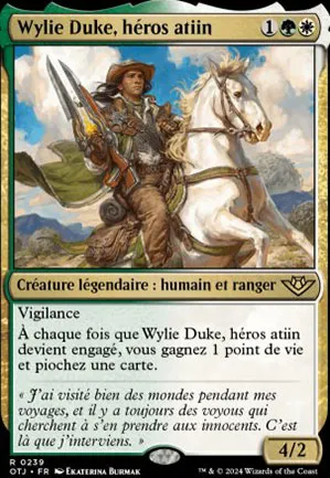 Wylie Duke, héros atiin