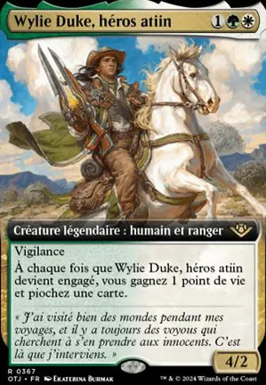 Wylie Duke, héros atiin