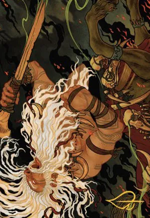 Yarus, rugissement des dieux anciens - Illustration