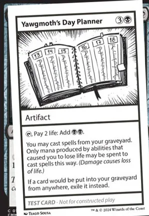 Yawgmoth's Day Planner