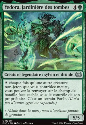 Yedora, jardinière des tombes