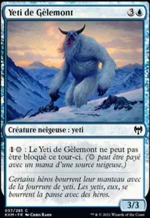 Yeti de Gèlemont