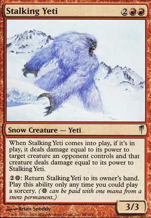 Yeti en chasse