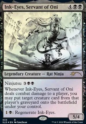 Yeux d'encre, servante des oni