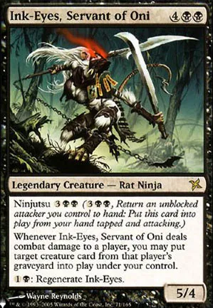 Yeux d'encre, servante des oni