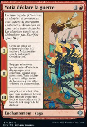 Yotia déclare la guerre