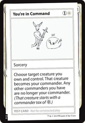 You're in Command
