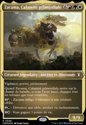 Zacama, Calamité primordiale