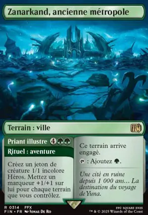 Zanarkand, ancienne métropole // Priant illustre
