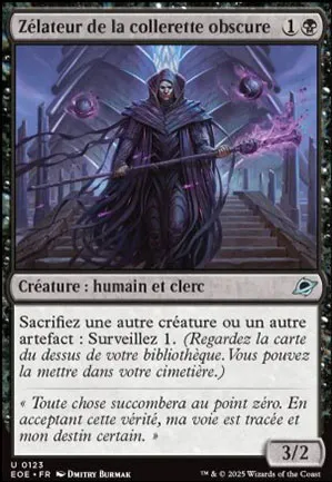 Zélateur de la collerette obscure