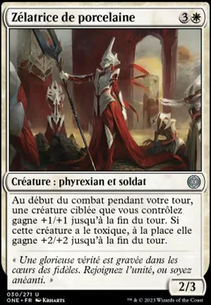 Zélatrice de porcelaine