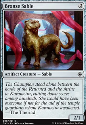 Zibeline de bronze