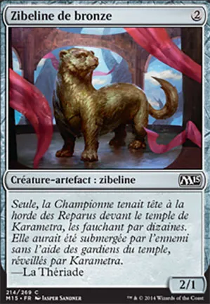 Zibeline de bronze