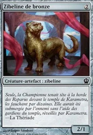 Zibeline de bronze