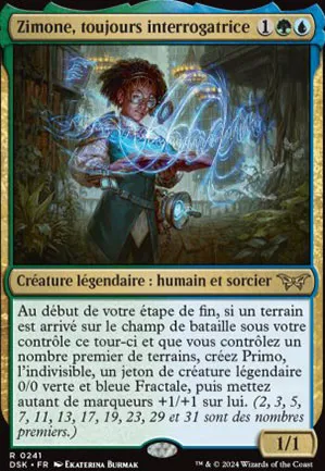 Zimone, toujours interrogatrice