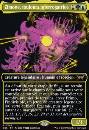Zimone, toujours interrogatrice
