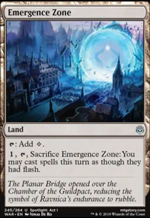 Zone d'émergence