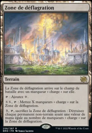 Zone de déflagration