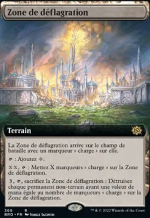 Zone de déflagration