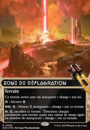 Zone de déflagration