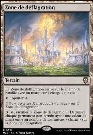 Zone de déflagration