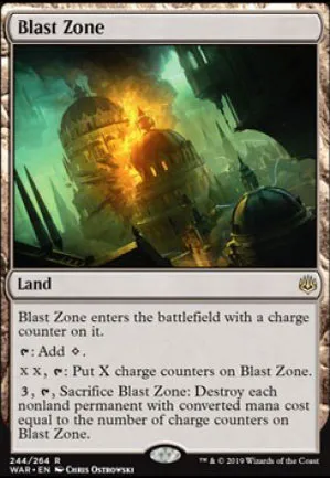 Zone de déflagration
