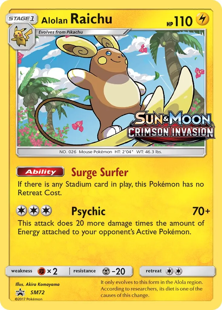 Raichu d'Alola