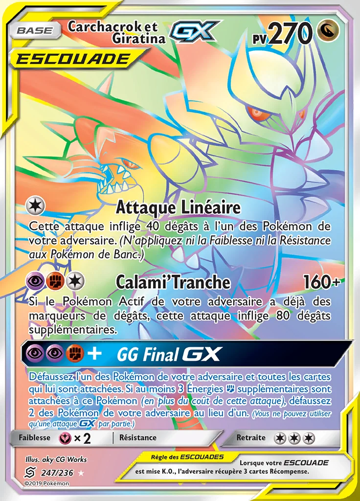 Carchacrok et Giratina-GX