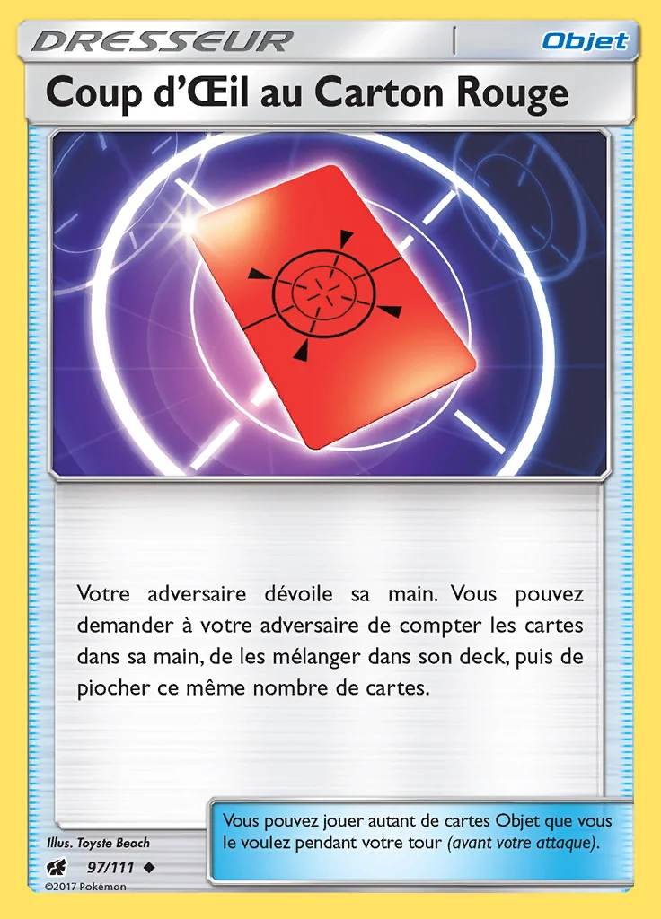 Coup d'Œil au Carton Rouge