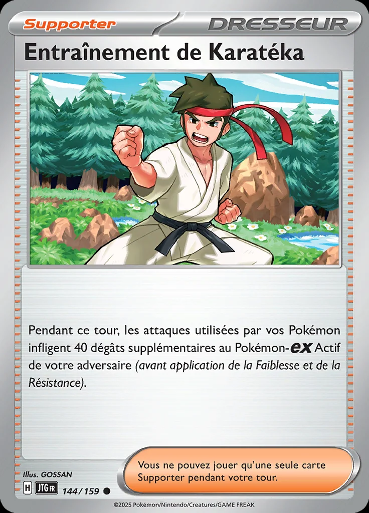 Entraînement de Karatéka