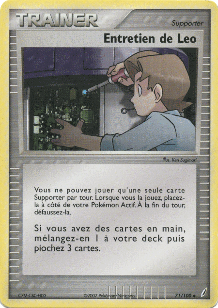 Entretien de Leo