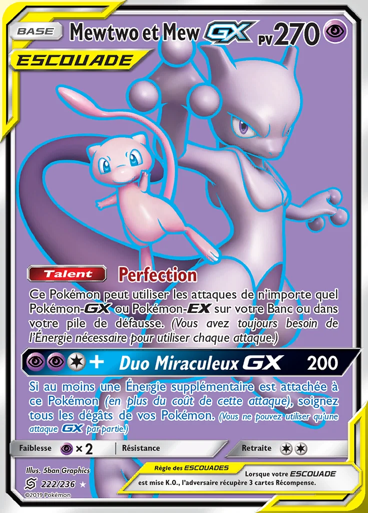 Mewtwo et Mew-GX