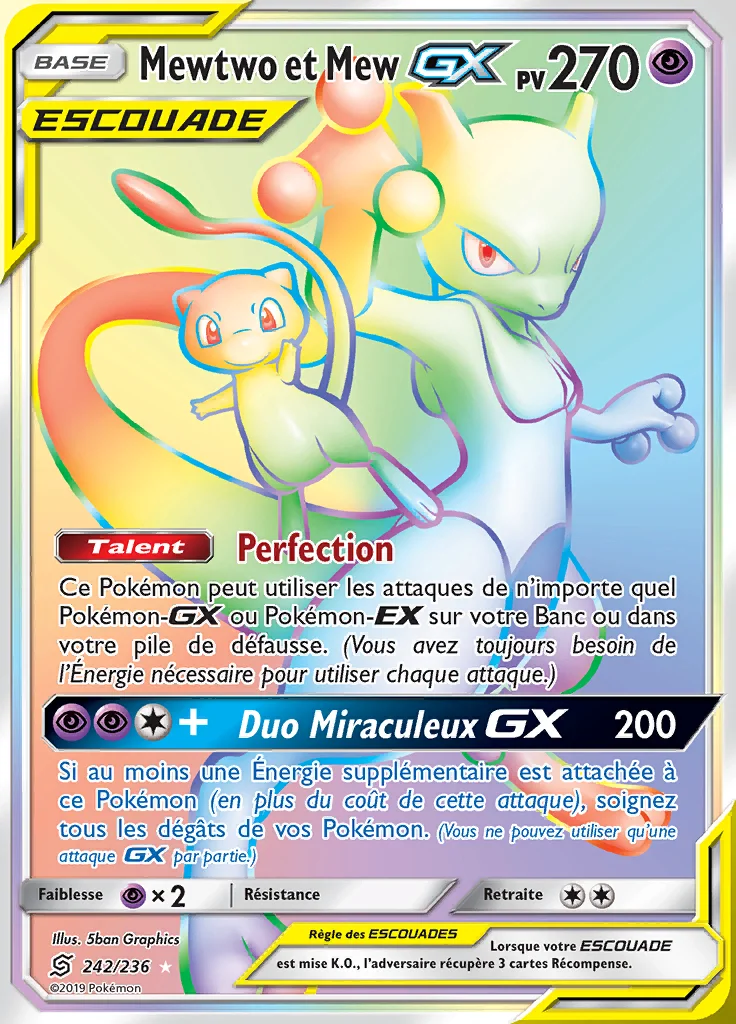 Mewtwo et Mew-GX