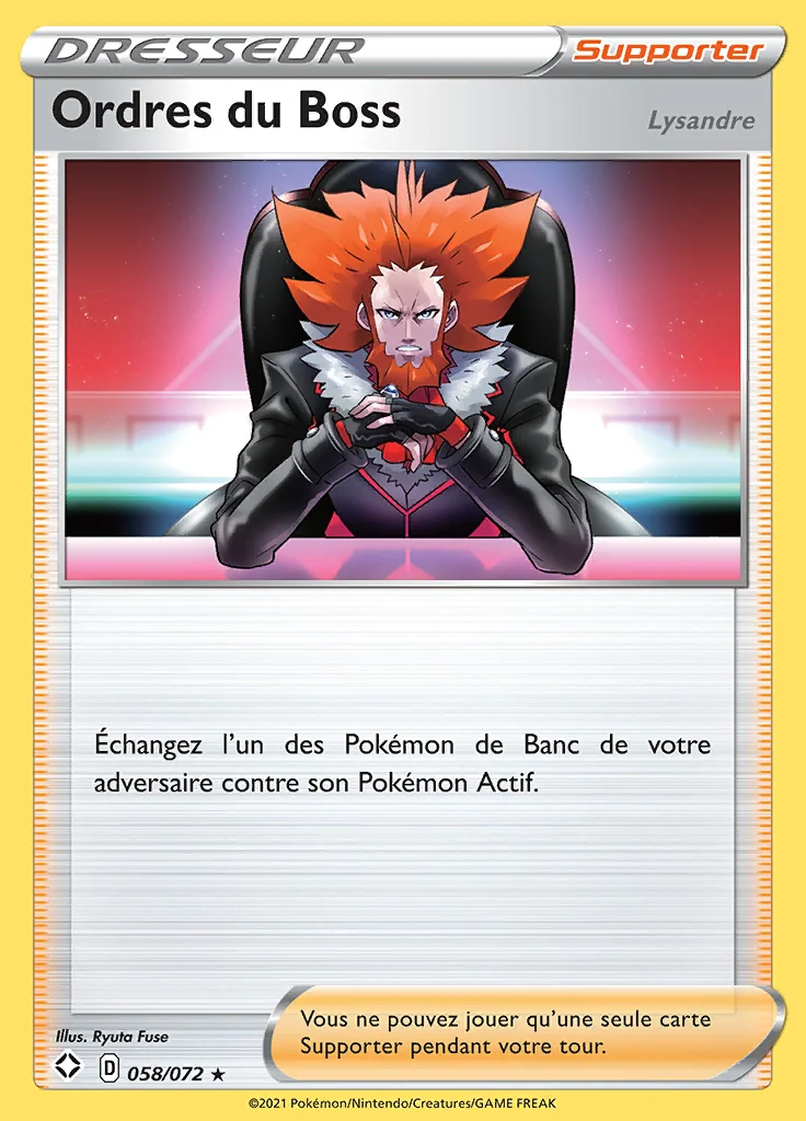 Ordres du Boss