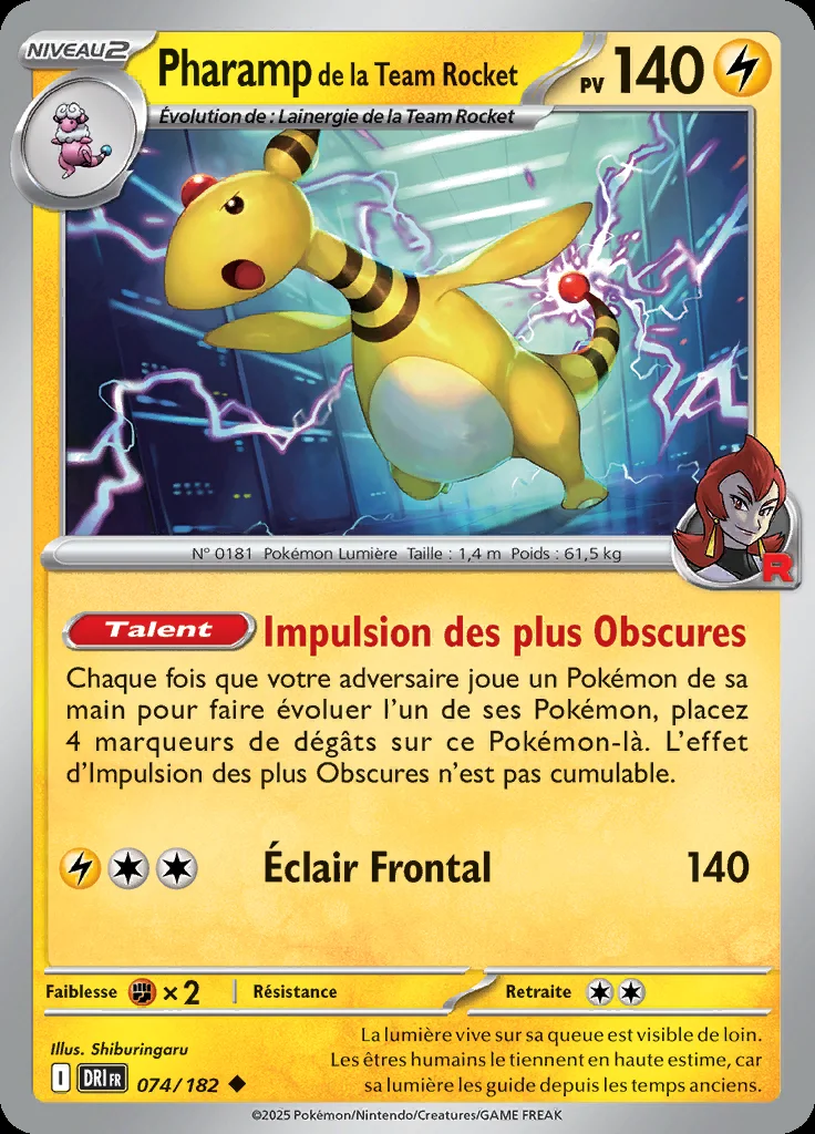 Pharamp de la Team Rocket