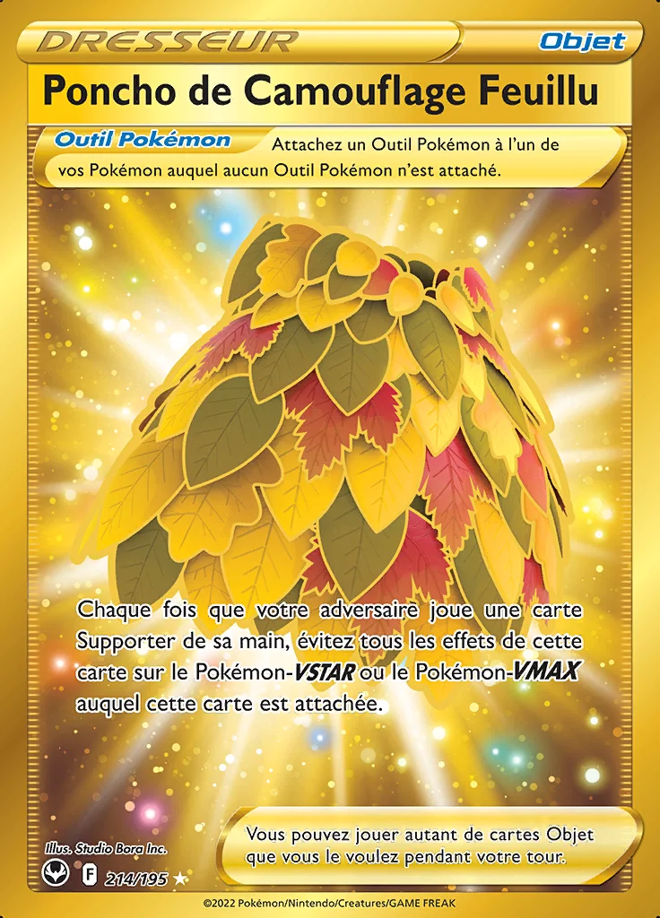 Poncho de Camouflage Feuillu