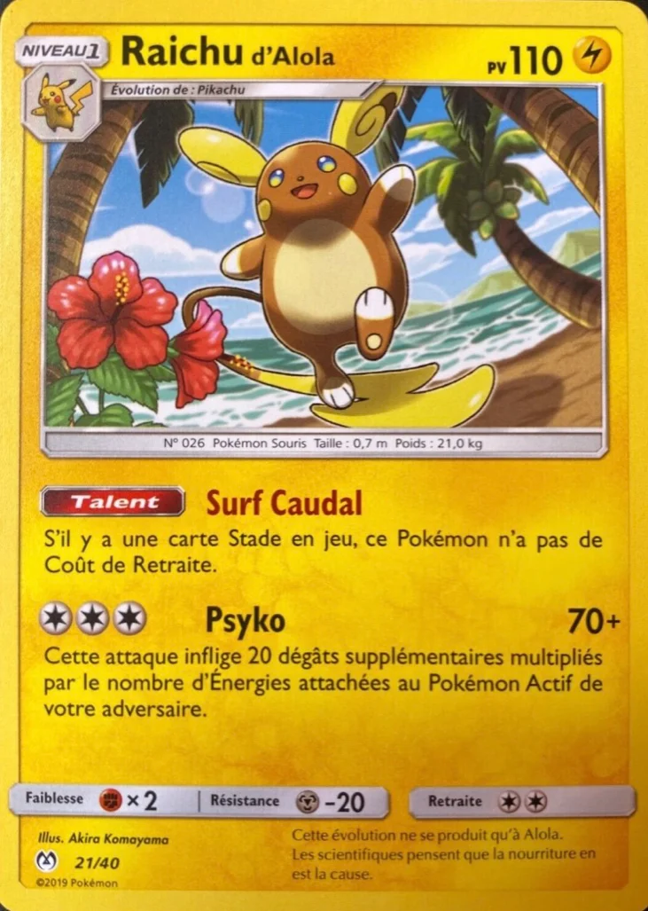 Raichu d'Alola