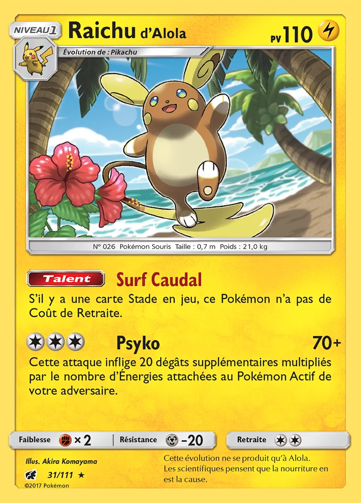 Raichu d'Alola