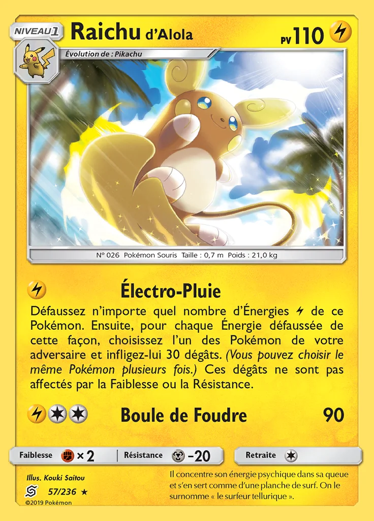 Raichu d'Alola