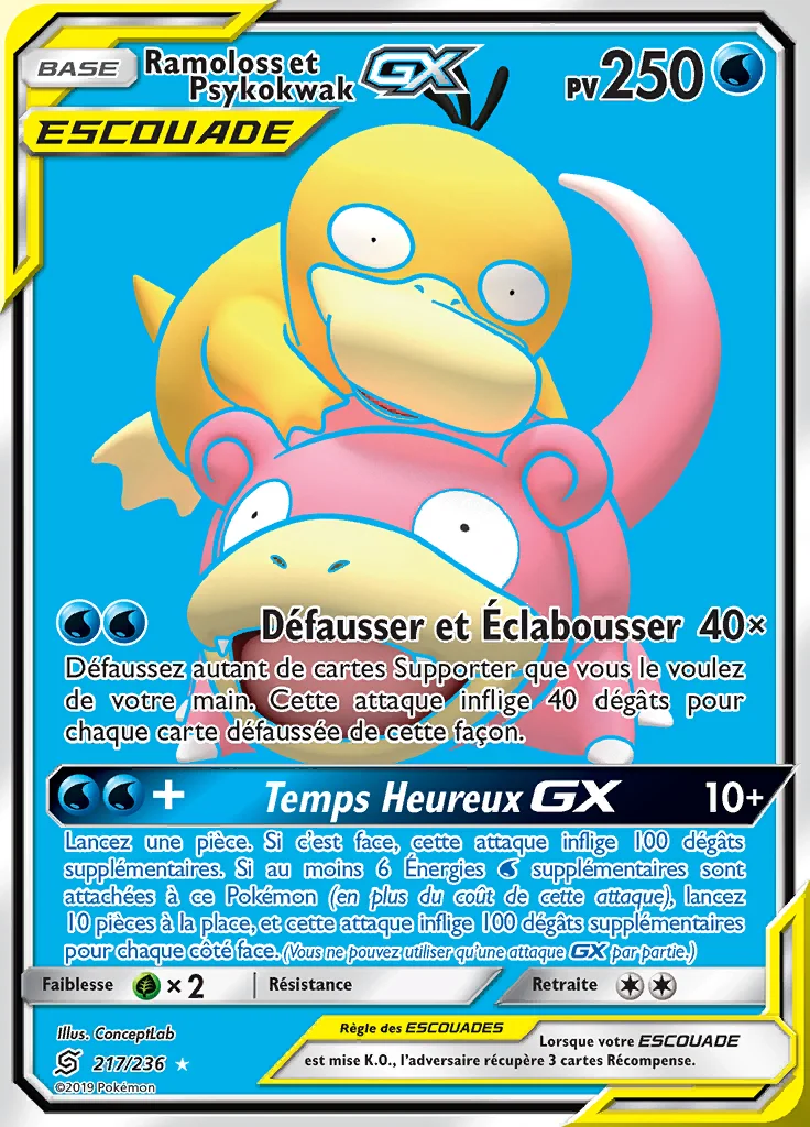 Ramoloss et Psykokwak-GX