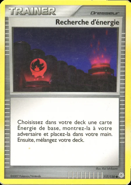 Recherche d'énergie