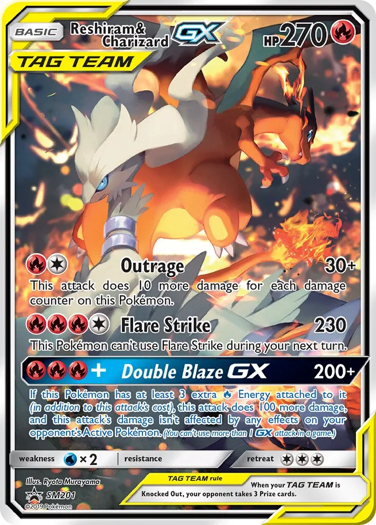 Reshiram et Dracaufeu-GX