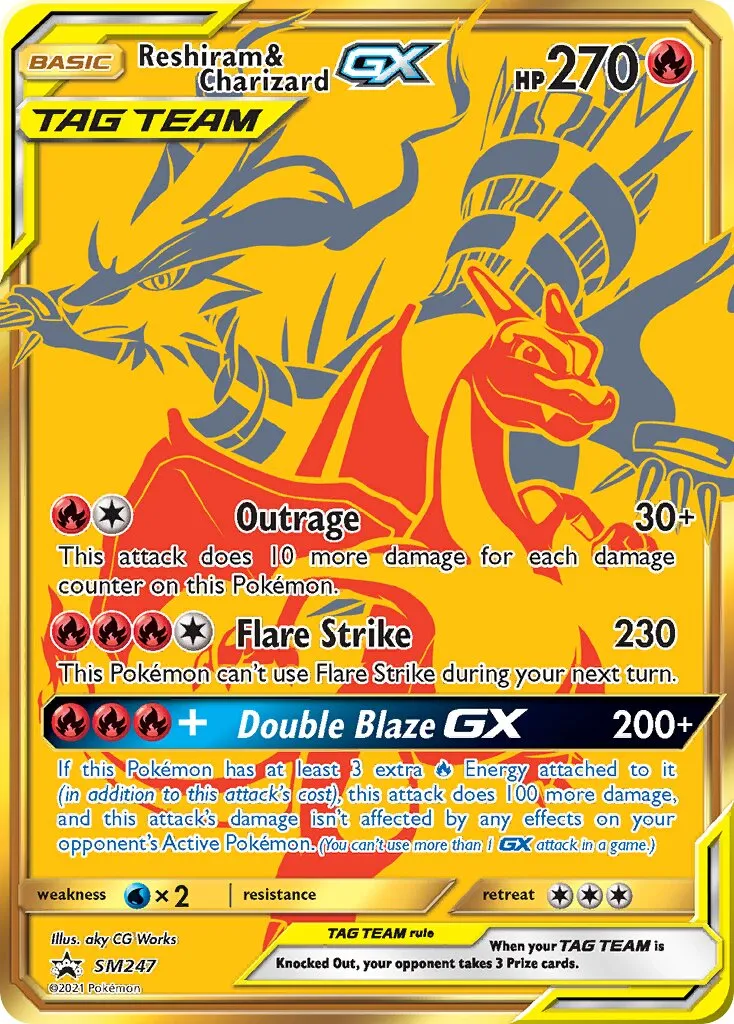Reshiram et Dracaufeu-GX