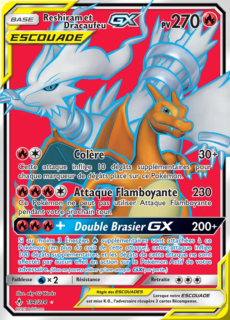 Reshiram et Dracaufeu-GX