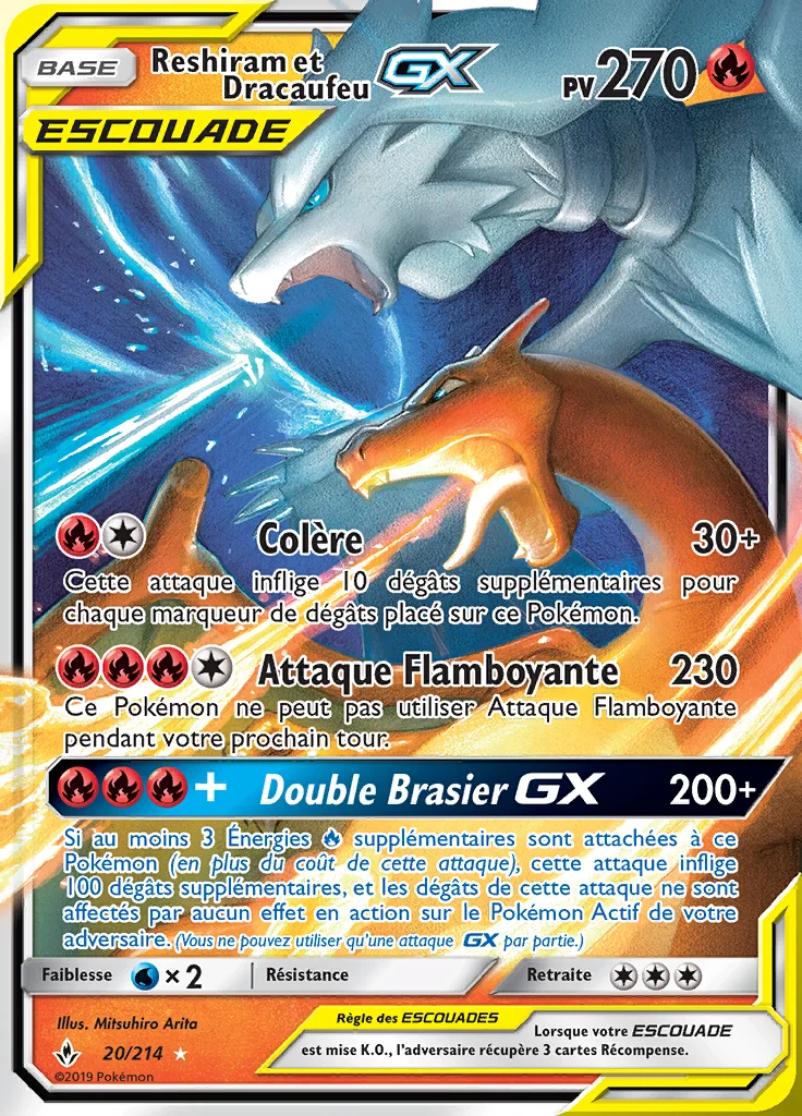 Reshiram et Dracaufeu-GX