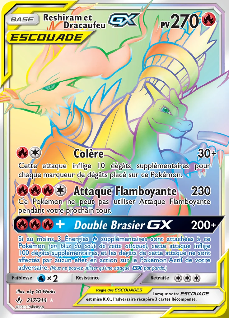 Reshiram et Dracaufeu-GX
