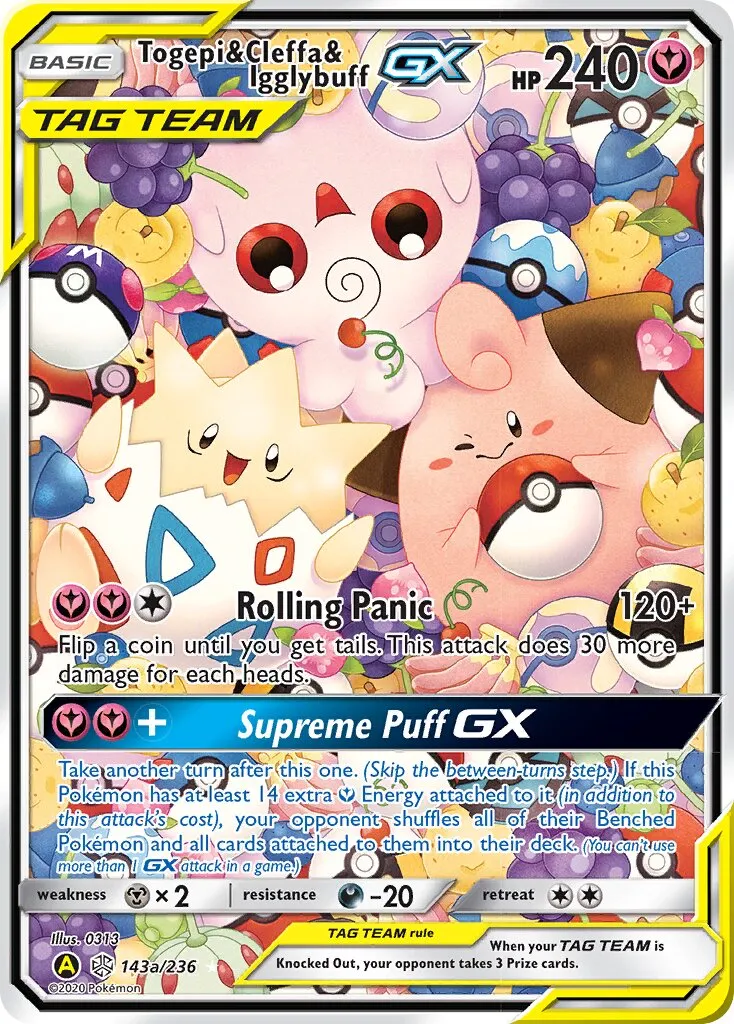 Togepi, Mélo et Toudoudou-GX