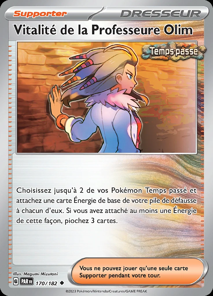 Vitalité de la Professeure Olim