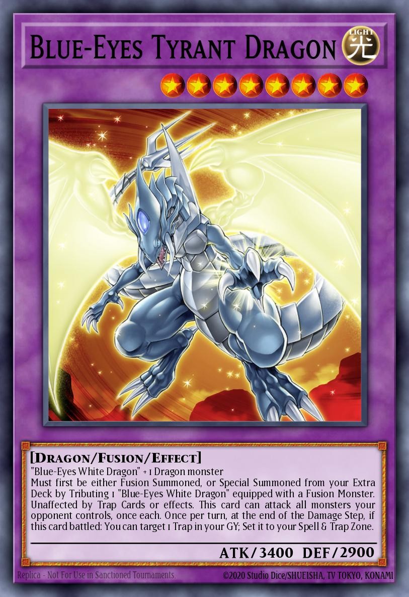 Dragon Tyran aux Yeux Bleus
